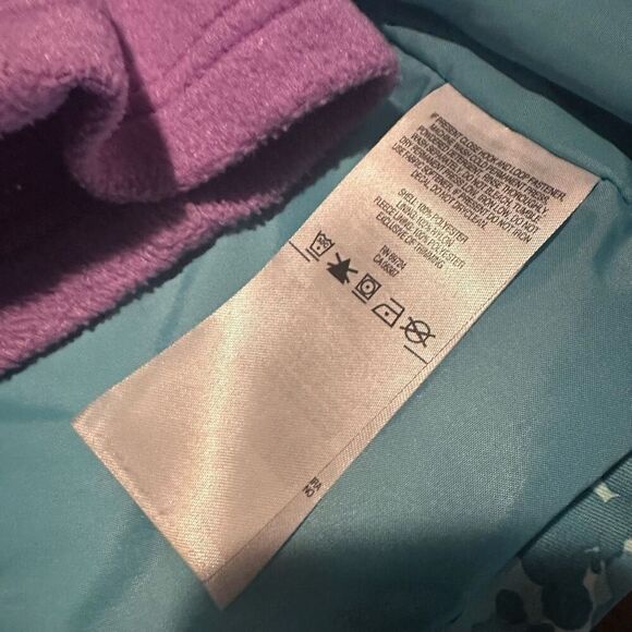 Columbia Girls Omni Tech Interchange Jacket Coat Waterproof Sz L 14/16 Ski Snow - Picture 8 of 12